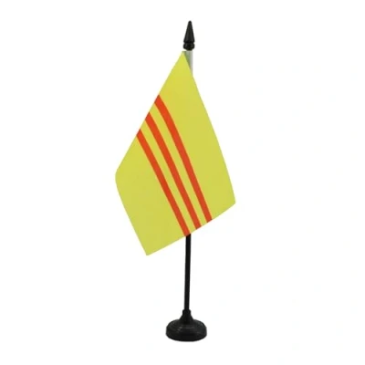 Abbildung von AZ FLAG Tischflagge Südvietnam 15x10 Cm Staat Vietnam Tischfahne 10 x 15 Flaggen