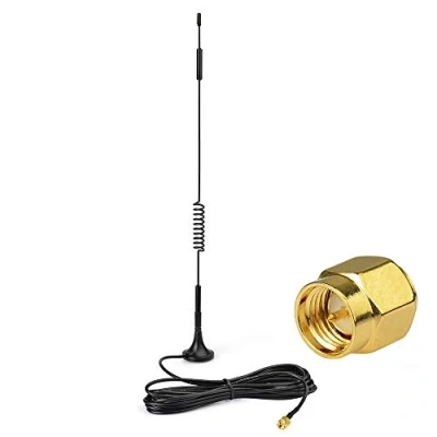 Abbildung von Eightwood 868mhz Antenne 4G 7dbi SMA Stecker Signal Booster mit 3m RG174 Kabel für LTE Wireless Homematic CCU2 CC1101 Netgear TP Link Dlink Belkin Huawei MEHRWEG