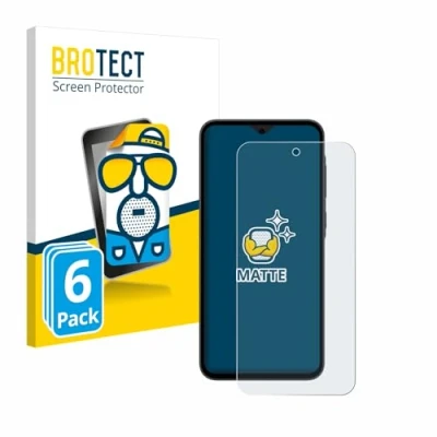 Abbildung von BROTECT Entspiegelungs Schutzfolie für Samsung Galaxy A35 5G (6 Stück) Matte Displayschutz Folie, Anti Reflex, Fingerprint