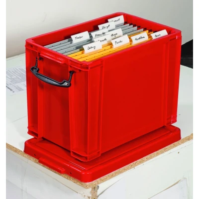 Abbildung von REALLYUSEFULBOX Aufbewahrungsbox Really Useful Box 19l rot