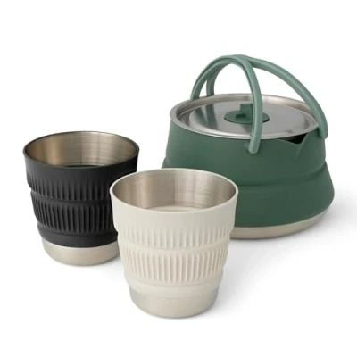 Abbildung von SEATOSUMMIT Detour Kettle Cook Set Campingkesselset mit Edelstahl inkl. zwei Becher (3 teilig)