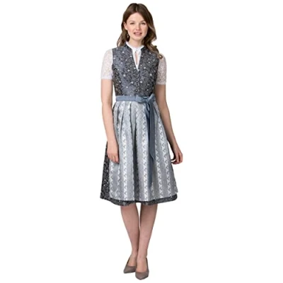 Abbildung von Stockerpoint Damen Kalea Dirndl Kleid, Blau, 32 EU