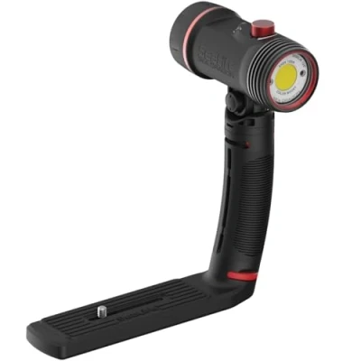Abbildung von SeaLife SL681 Sea Dragon 3000F LED COB Licht Kit für Unterwasser und Videofotografie, inklusive Lichtkopf, Flex Connect Griff, Single Tray, Tasche