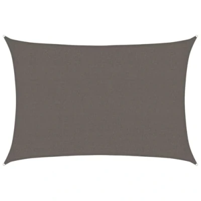 Abbildung von vidaXL Sonnensegel Sonnenschutz Windschutz Sonnendach UV Schutz Sonnenschutzsegel Schattenspender Garten Terrasse Balkon 160g/m² Anthrazit 2,5x4m HDPE