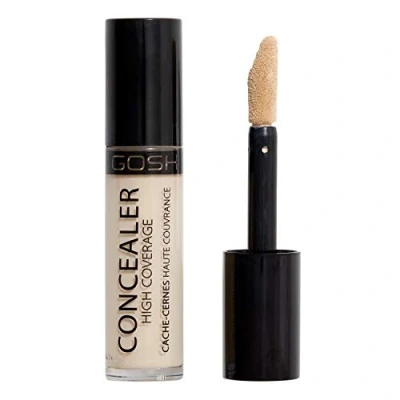 Abbildung von GOSH Concealer High Coverage 002 Ivory für optimale Deckkraft │flüssiges Make Up, deckt Augenringe, Rötungen, Unreinheiten zuverlässig ab │ Highlighting &amp; Contouring Falten wegschminken │Vegan