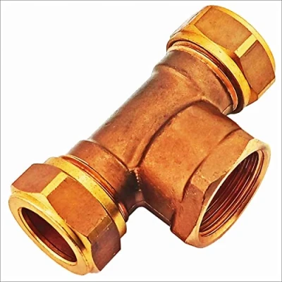 Abbildung von Klemmverschraubung für Kupferrohr alle Sorten Winkel Bogen Übergang T Stück ∅ 15 bis 28 mm &gt; mit Innengewinde Ø 18mm x 1/2 Zoll