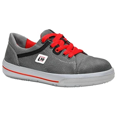 Abbildung von ELTEN Sicherheitsschuhe VINTAGE Lady Low ESD S3, Damen, Leder, Stahlkappe, leicht, sportlich, Grau, Größe: 42