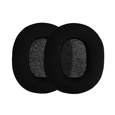 Abbildung von kwmobile 2X Ohrpolster kompatibel mit Sony INZONE H3 Polster Kopfhörer aus Kunstleder für Over Ear Headphones