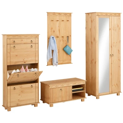 Abbildung von Home affaire Garderoben Set &quot;Indra&quot;, (Set, 4 St.)