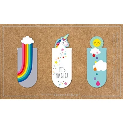 Abbildung von moses. 31132 Magnetlesezeichen It&#039;s Magic 3er Set, magnetisches Lesezeichen, charmant illustriert