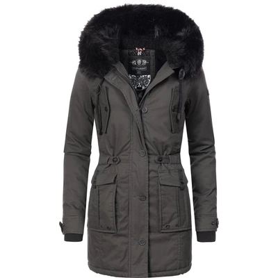 Abbildung von Navahoo Luluna Wintermantel, Damen, Größe: Medium, Grey