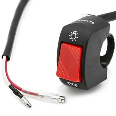 Abbildung von Motorrad Roller Lenker Lenk Stange Scheinwerfer Ein Aus Licht Schalter 6V 12V
