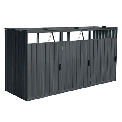 Abbildung von Mülltonnenbox CUBO 3x 240 L