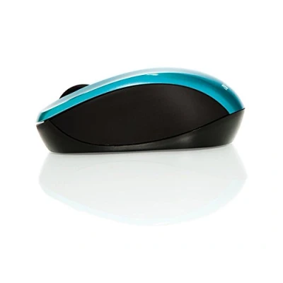 Abbildung von Verbatim GO Nano Computermaus, kabellose Maus mit 3 Tasten, Funkmaus für Laptop, Notebook, PC und MAC 2,4 GHz Funktechnologie 1600 dpi, Verbindung via Receiver, Blau