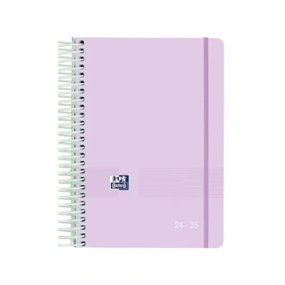 Abbildung von Oxford Live&amp;Go Terminplaner 2023 2024, Tag pro Seite, Kunststoffdeckel, 12 x 18 cm, Spanisch, Malve