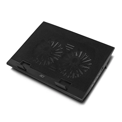 Abbildung von ACT Laptop Kühler 17 Zoll, Business Ständer Höhenverstellbar (2 Ergonomische Positionen), 2 Leiser Lüfter für das Büro, 4 Port USB Hub AC8105