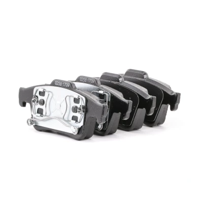 Abbildung von VALEO 301472 Bremsbelagsatz FIRST Hinterachse exkl. Verschleißwarnkontakt mit Anti Quietsch Blech RENAULT: ESPACE 4, LAGUNA 2, MEGANE 2