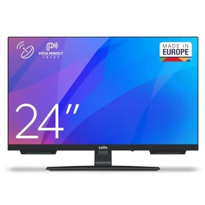 Abbildung von Cello C2424SH 24&quot; HD LED TV mit Rahmenlos Triple Tuner (DVB C/ S2/ T2) Pitch Perfect Sound Ideal für kleine Räume [2024]