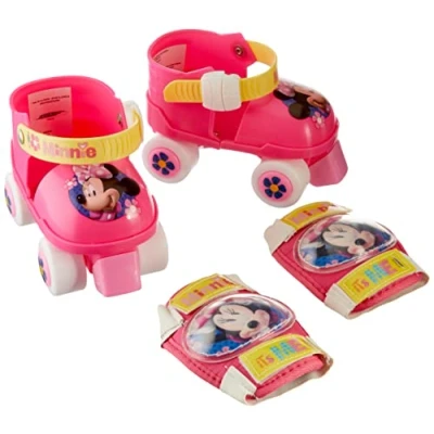 Abbildung von Schlittschuhe und Schutz für Kinder Minnie Mouse EU 23 27 Rosa