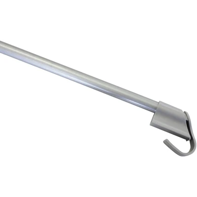 Abbildung von Scheibenstange Spannvitrage, GARDINIA, Ø 9 mm, 1 läufig, ausziehbar, ohne Bohren, geklemmt, Serie Klemmvitrage 10/12 mm