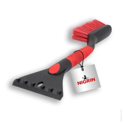 Abbildung von NIGRIN Eiskratzer mit Schneebesen, ergonomischer Griff, aus hochstabilem ABS