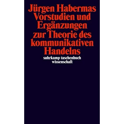 Abbildung von Vorstudien und Ergänzungen zur Theorie des kommunikativen Handelns (suhrkamp taschenbuch wissenschaft)