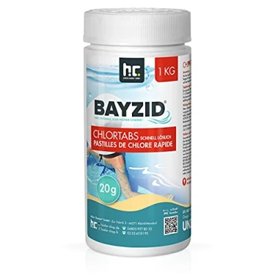 Abbildung von 6 x 1 kg Pool Chlor Tabletten 20g BAYZID schnell löslich mit 56% Aktivchlorgehalt für &amp; Schwimmbad von Höfer Chemie