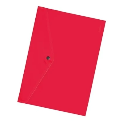 Abbildung von Factis Ordner Typ Umschlag (Knopfverschluss) rot FACTIS, 12CBR