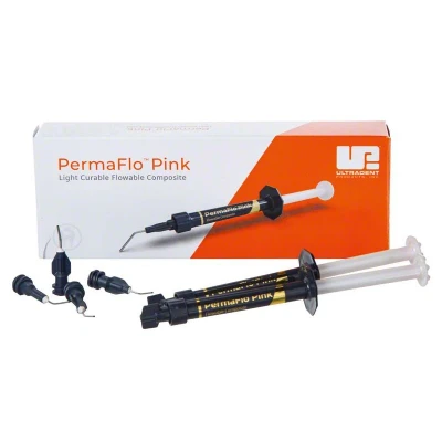 Abbildung von PermaFlo Spritzen Pink 2 x 1,2 ml Spritze