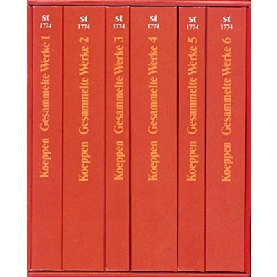 Abbildung von Gesammelte Werke in sechs Bänden den suhrkamp taschenbüchern (suhrkamp taschenbuch)