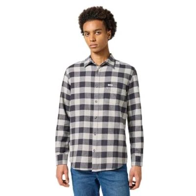 Abbildung von Wrangler Hemd, Herren, Größe: 4XL, Grey