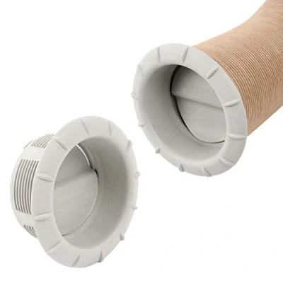 Abbildung von Truma Endstück Warmluftaustritt 65mm Warmluftrohre verschließbar (1x Grau)