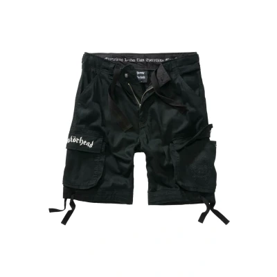 Abbildung von Brandit MOTÖRHEAD Urban Legend Shorts, Herren, Größe: 44x34, Black