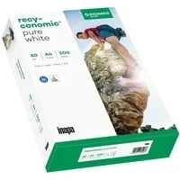 Abbildung von Inapa Drucker und Kopierpapier Recyconomic Pure White Druckerpapier A4 80 g (500 Blatt)