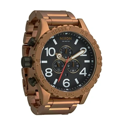 Abbildung von Nixon Herren Analog Quarz Uhr mit Edelstahl Armband A083 5145 00