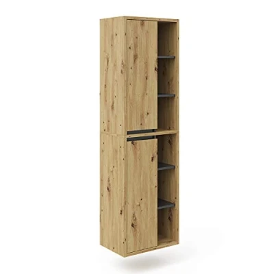 Abbildung von Vicco Hochschrank Viola, Anthrazit/Eiche, 50 x 170 cm