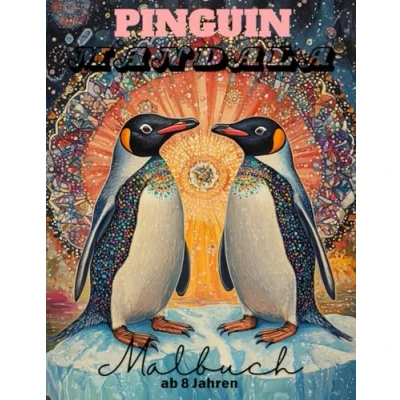 Abbildung von Pinguin Mandala Malbuch: 30 Malvorlagen mit niedlichen Pinguinen zum Ausmalen ab 8 Jahren