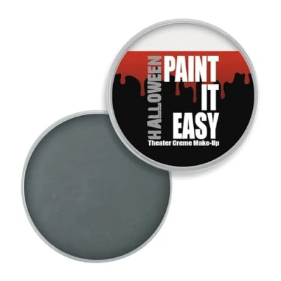 Abbildung von NEU PAINT IT EASY Theater Creme Make Up, Schminke auf Fettbasis, 25g, Halloween Grau