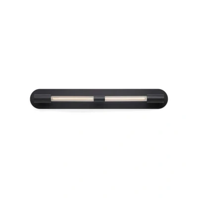 Abbildung von Wandleuchte Liberty Double, schwarz, 2 flammig, Höhe 83 cm