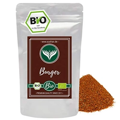 Abbildung von Azafran BIO Burger Frikadellen, Buletten oder Hackfleisch Gewürzzubereitung 250g