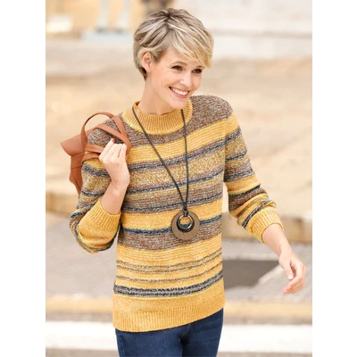 Abbildung von Classic Basics Stehkragenpullover &quot;Langarm Pullover&quot;