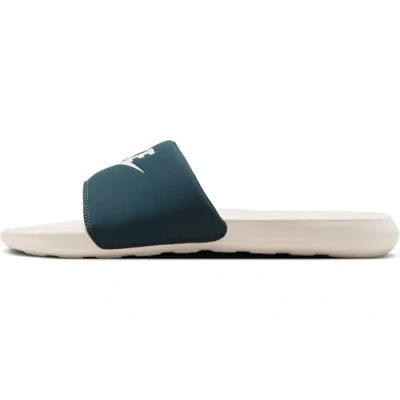 Abbildung von Nike Sportswear Victori ONE Slide Badesandale, Herren, Größe: 41, Armory navy/sail/light orewood brown Kunststoff