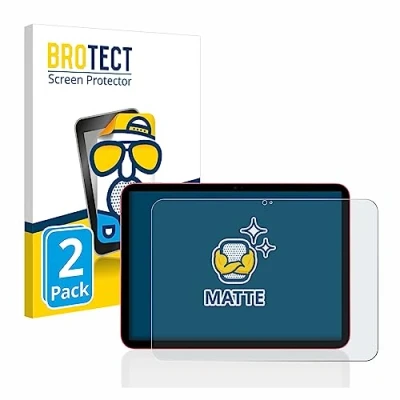 Abbildung von BROTECT Entspiegelungs Schutzfolie für Apple iPad 10.9&quot; 2022 WiFi (10. Gen.) (2 Stück) Matte Displayschutz Folie, Anti Reflex, Fingerprint