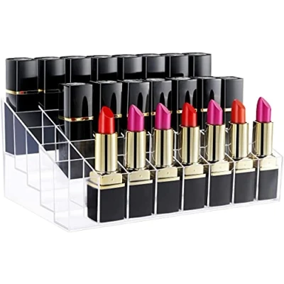 Abbildung von Benbilry 40 Plätze Lippenstift Organizer Aufbewahrung Halter Kosmetik Acryl Transparente Ständer