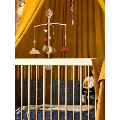 Abbildung von Vertbaudet Baby Musikmobile, Glitzer Mond und Sterne braun