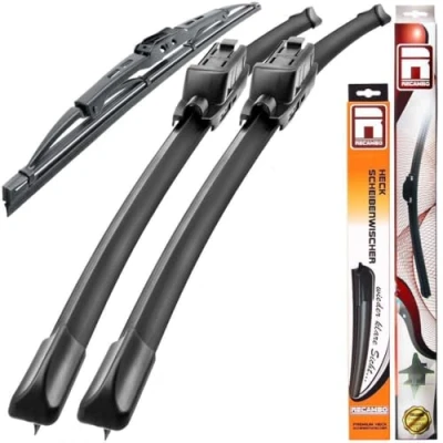 Abbildung von Recambo SCHEIBENWISCHER VORNE + HINTEN kompatibel für VOLVO V50 BJ 2003 2012 (3er Set: 650mm / 500mm 325mm)