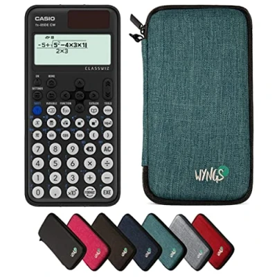 Abbildung von CALCUSO Sparpaket Türkis mit Taschenrechner Casio FX 85DE CW ClassWiz
