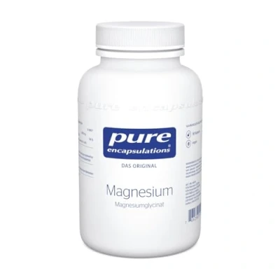 Abbildung von Pure Encapsulations Magnesiumglycinat 90 Kapseln (1 Monat Vorrat) Organisch gebundenes Magnesium Trägt zur Verringerung von Müdigkeit und Ermüdung bei Sehr gut vom Körper aufgenomme