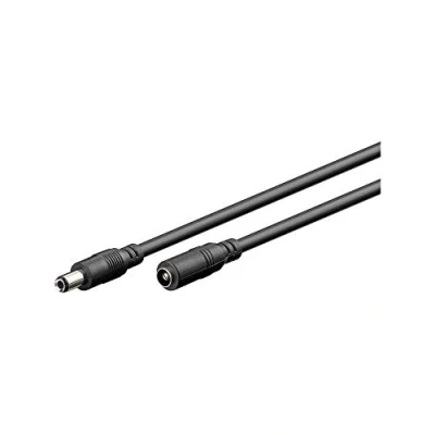 Abbildung von goobay 71402 DC Verlängerungskabel Hohlstecker 5,5mm x 2,1mm für Kabelverlängerungenen Gleichstromkabel als Netzkabel Verlängerung passend WLAN Repeater Router Überwachungskamera 10m