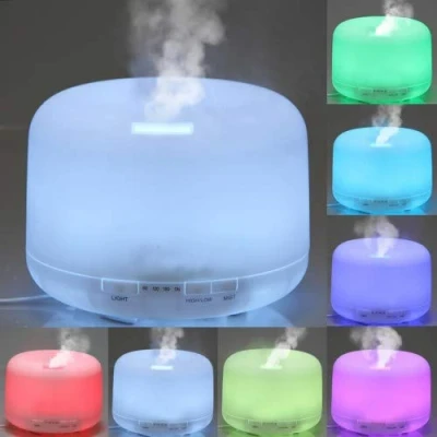 Abbildung von Aroma Diffuser Aiho 500ml Aromatherapie Diffuser, Cool Mist Luftbefeuchter,Wasserlos Auto Abschaltung, 7 Farben LED Nachtlicht Perfek für Babies, Yoga, Büro, Schlafzimmer